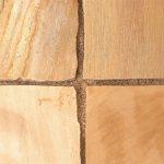 Albino Quarzit Bodenplatten (gelb-weiß) 60 x 40 x 2-5 cm, spaltrau/handbekantet