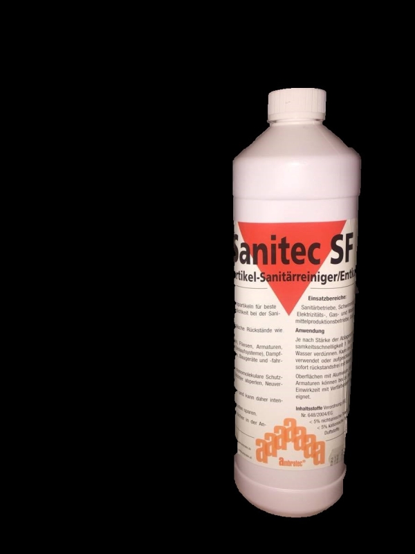 Ambratec Sanitec SF 1 Liter Nanopartikel-Sanitärreiniger/Entkalker