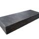 Basalt Blockstufe Vietnam (anthrazit) 15 x 35 x 120 cm, gefl.+geb./LK bossiert