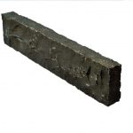 Basalt Leistenstein Vietnam (anthrazit) 8 x 20 x 100 cm, allseits gespalten