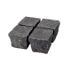 Basalt Pflaster 10/10/8 cm (neu) Vietnam, OF geflammt in Kiste