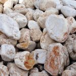 Carrara Körnung (Giallo Siena) 60/100 mm im Big-Bag