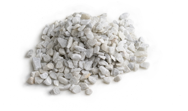 Carrara Splitt (weiß) 8/12 mm im Big-Bag