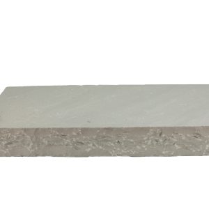 Dehli Blockstufe (Sky Grey) ~14-16x35x100 cm spaltrau/handbekantet