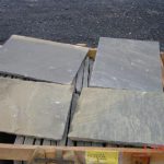 Dehli Bodenplatten 60 x 40 cm (Kalahari Black) 3 cm, sandgestrahlt+gebürstet/ges. Kanten