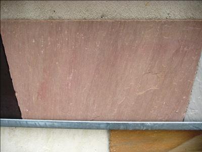 Dehli Bodenplatten 60 x 40 cm (Sahara Beige) 2,5 cm, spaltrau/handbek., antik getrommelt