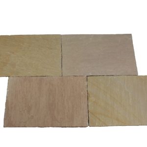 Dehli Bodenplatten (Sahara Beige) 40x40x2,5cm, spaltrau/handbekantet