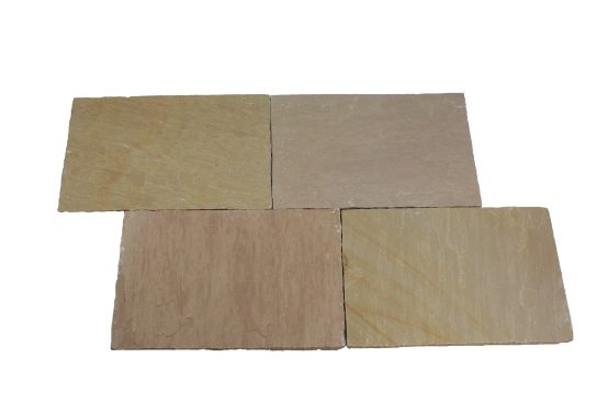 Dehli Bodenplatten (Sahara Beige) 60x40x2,5cm, spaltrau/handbekantet