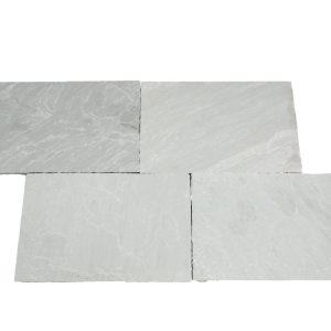 Dehli Bodenplatten (Sky Grey) 40x40x2,5cm, spaltrau/handbekantet