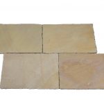 Dehli Bodenplatten (Sun Yellow) 40x40x2,5cm, spaltrau/handbekantet