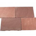 Dehli Bodenplatten (Wine Red) 60x40x2,5cm, spaltrau/handbekantet