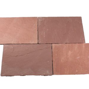 Dehli Bodenplatten (Wine Red) 60x40x2,5cm, spaltrau/handbekantet
