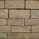 Dehli Mauerst. 15x20x30-50 cm (Sun Yellow) Oberfläche spaltrau, Kanten handbekantet