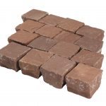 Dehli Pflaster 10/10/7-9 cm (Wine Red) in Holzkiste