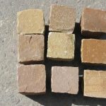 Dehli Pflaster 6/6/4-6 cm (Sun Yellow) in Kiste