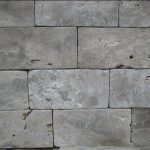 Dolomit Massivmauer Dietfurter (grau) 15 x 22 cm, gesägt/Castellina getrommelt