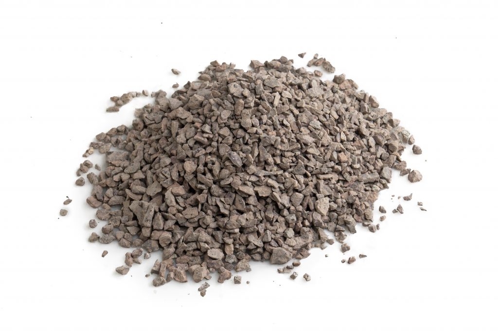 Edelsplitt 2/5 mm (rot) Rhyolith, lose