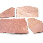 Flamingo Polygonal (rosa) 2,5-4 cm, spaltrau, Großformat