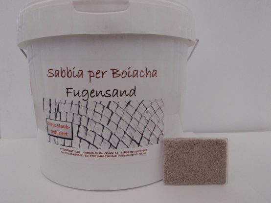 Fugensand Sabbia per Boiacca 05 25-kg-Eimer, Trockeneinbau (hellgrau)