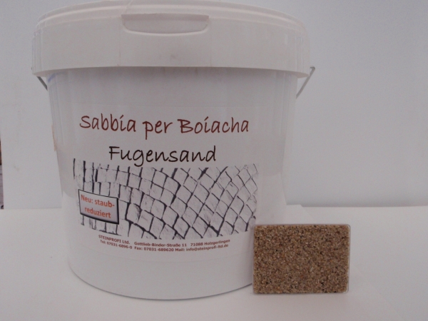 Fugensand Sabbia per Boiacca 05 25-kg-Eimer, Trockeneinbau (natur)