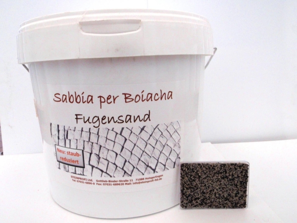 Fugensand Sabbia per Boiacca 05 25-kg-Eimer, Trockeneinbau (steingrau)