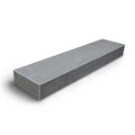 Gabbro Blockstufen (Grau-Grün) 150 x 35 x 15 cm allseits geflammt, Kanten gefast