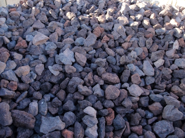 Gabionensteine Lava (rot-braun) 80/150 mm im Big-Bag