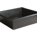 GFK-Becken 100 x 100 cm h = 35 cm, 200 Liter, handlaminiert