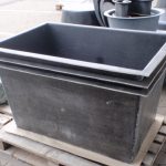 GFK-Becken 120 x 80 cm h = 60 cm, handlaminiert