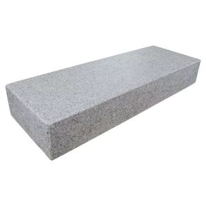 Granit Blockstufe (hellgrau) 15 x 35 x 80 cm, geflammt, wie G603