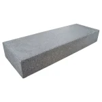 Granit Blockstufe (stahlgrau) 15 x 35 x 80 cm, geflammt, G654