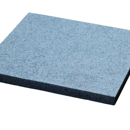 Granit Bodenplatten 40 x 40 cm (stahlgrau) 3 cm, gestockt/gesägte Kanten, G654
