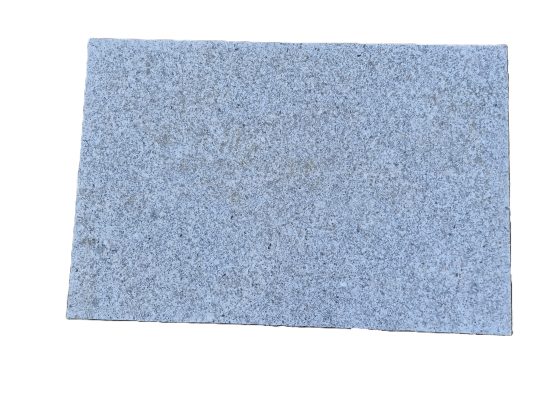 Granit Bodenplatten (hellgrau) RP 60x40x3 cm, gestockt/gesägte Kanten, wie G603