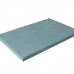 Granit Bodenplatten (stahlgrau) 60x40x3cm, gestockt/gesägte Kanten, G654