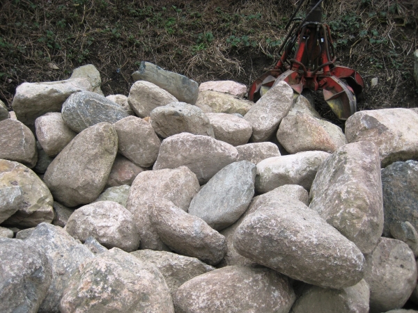 Granit Findling (nordisch-bunt) ab 50 cm, naturgerundet, Deutschland