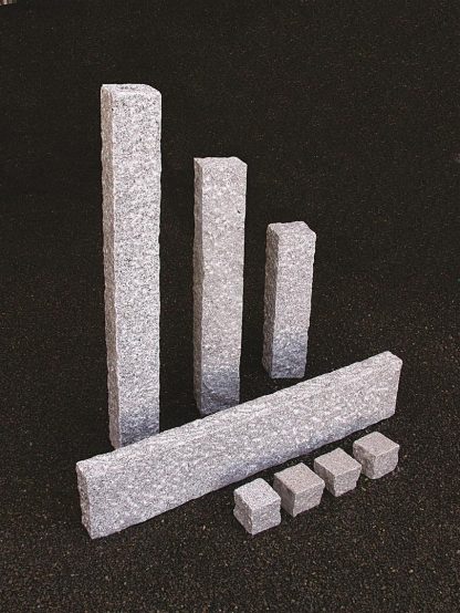 Granit Leistenstein (hellgrau) 8 x 20 x 100 cm, gestockt, wie G603