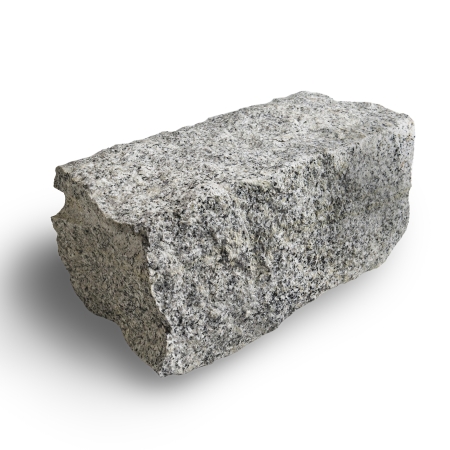 Granit Mauersteine (grau), gespalten 20 x 20 x 40 cm, auf Palette à 36 St.