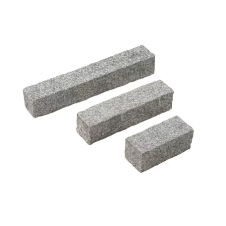 Granit Palisade (hellgrau) 12 x 12 x 125 cm, gestockt, wie G603