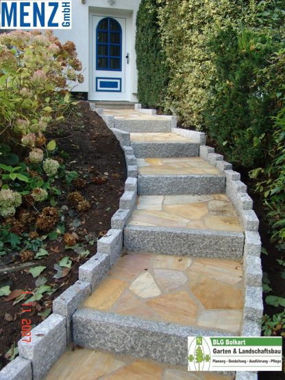 Granit Schwelle (hellgrau) 10 x 25 x 40 cm, gestockt, wie G603