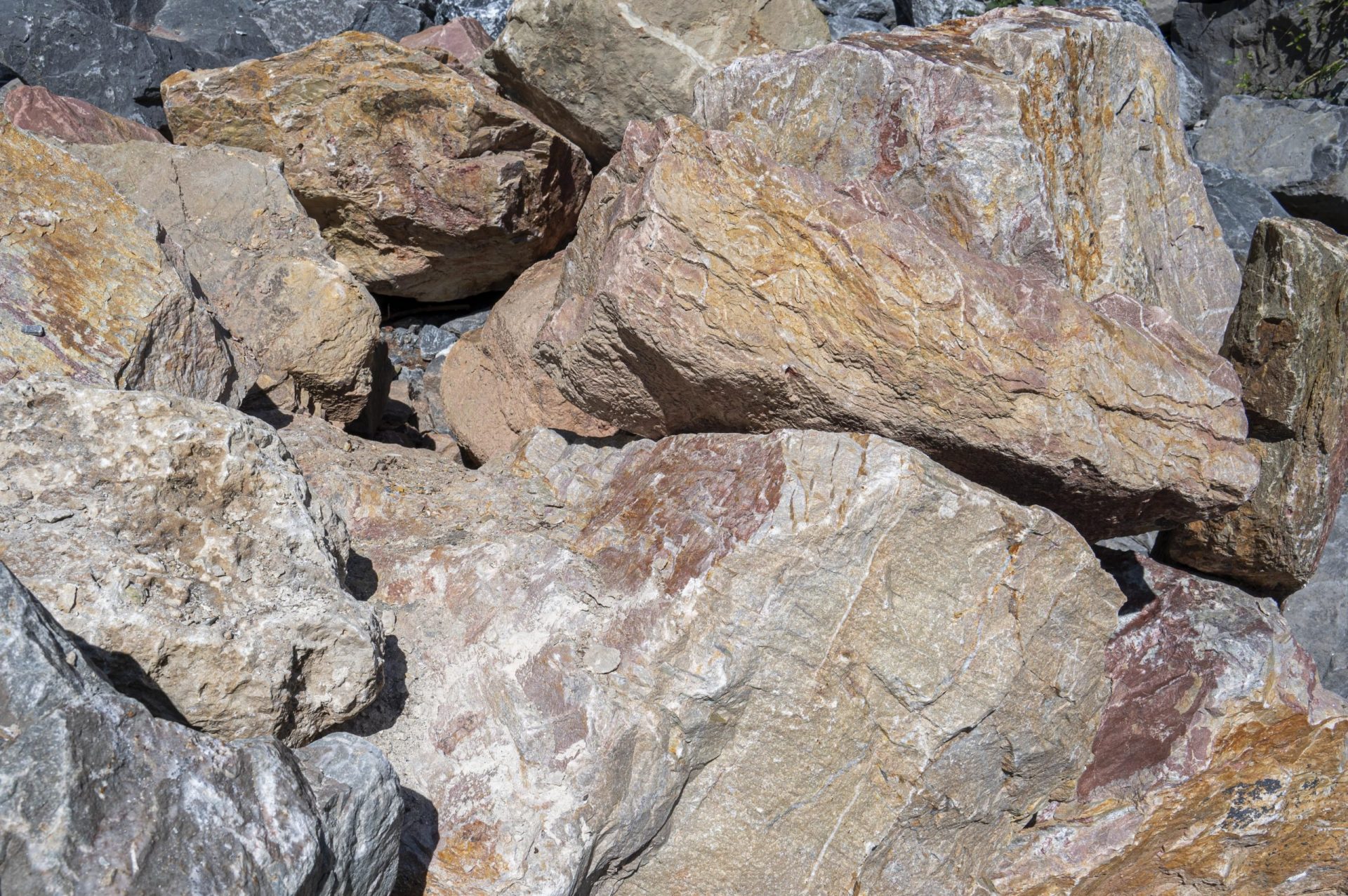 Grauwacke Findlinge Deutschland