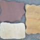 Japanische Trittsteine (div. Farben) 40-60 x 30-40 x 2,5-4 cm, spaltrau