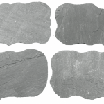Japanische Trittsteine Sky Grey 40-60 x 30-40 x 2,5-4 cm, spaltrau