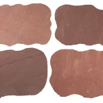 Japanische Trittsteine Wine Red 40-60 x 30-40 x 2,5-4 cm, spaltrau