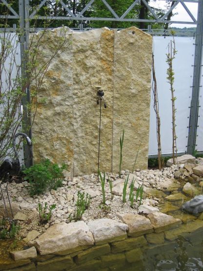 Jura Krustenplatten (beige-braun) div. Größen, gespalten/Rückseite gesägt