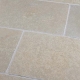 Kalkstein Indien Sand Beige Bodenplatten 60x60x3cm.spaltrauh/seiten Handbekanntet