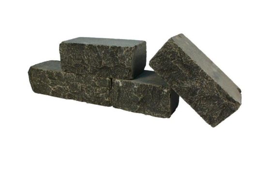 Mauersteine, Kerala Basalt, 30-50x20x10 cm, getro (Kerala Basalt) OF geflamt/getrommelt