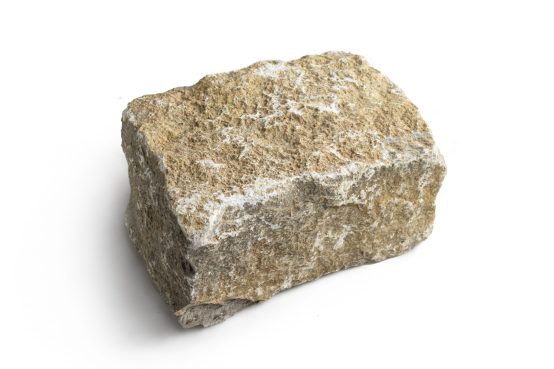 Muschelkalk Mauersteine Mini (grau-ocker) 8-15 x 15-25 x 20-50 cm, gespalten lose