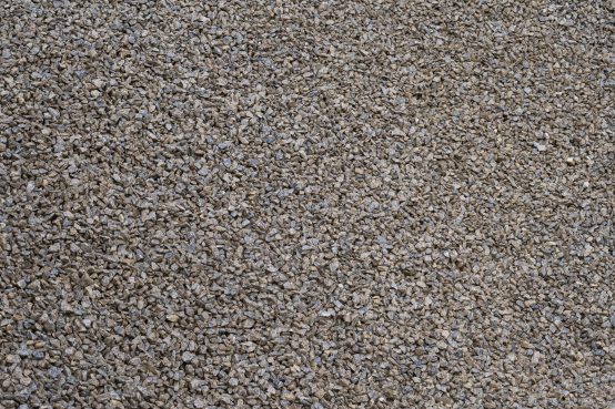 Muschelkalk Splitt (grau-ocker) 8/16 mm, lose