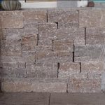 Muschelkalk Systemmauer 2 (grau-ocker) 7,5+15+22,5 cm x ~ 20 cm, gespalten