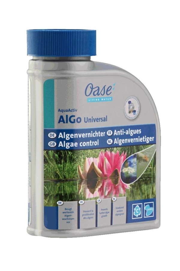 Oase AquaActiv AlGo Universal 500 ml, Faden-, Schwebe-, Schmieralgen